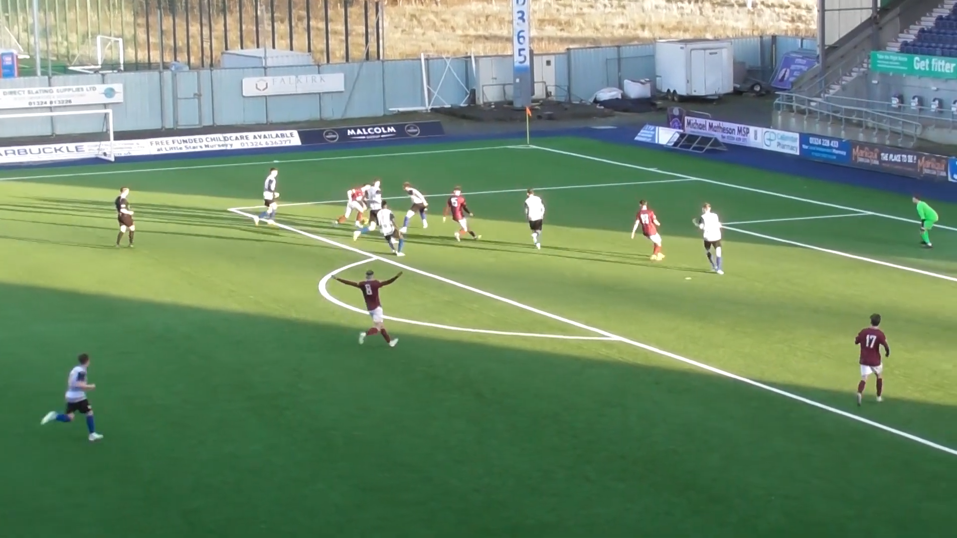 Wearing 15 vs East Stirlingshire FC